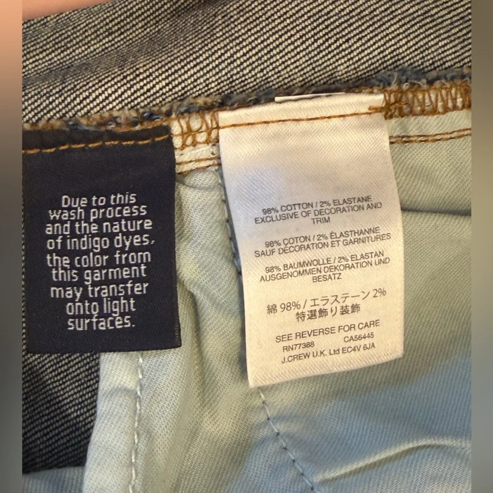 J.Crew Slim Broken-In Boyfriend Jeans Size 24 Distressed Medium Wash Denim